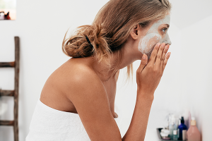 Skincare routine for treating acne
